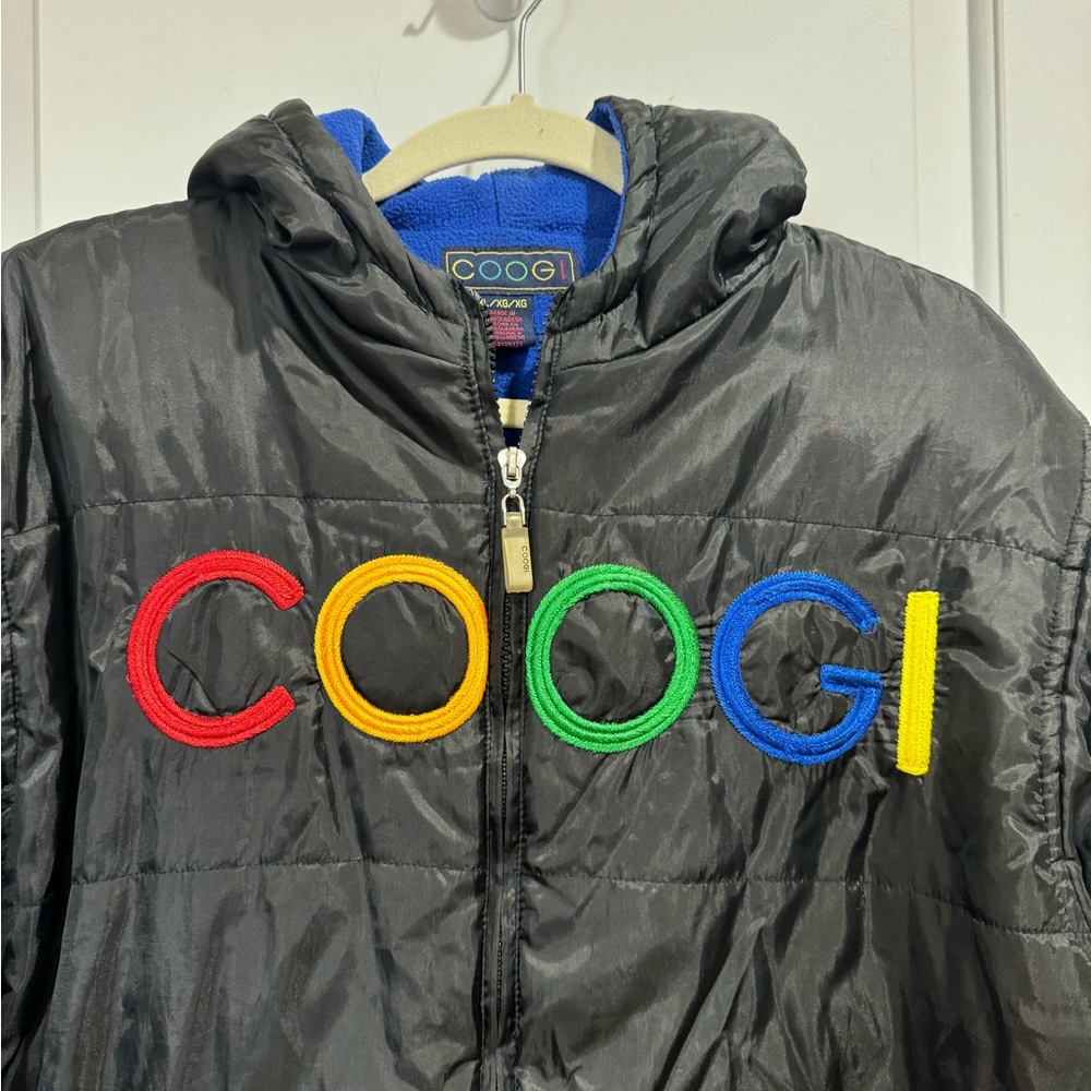 COOGI AUSTRALIA RAINBOW LETTER PUFFY JACKET XL - Picture 2 of 8
